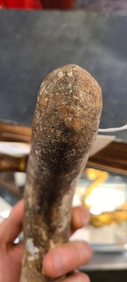 Lot 137 - Two carved stone turban hooks