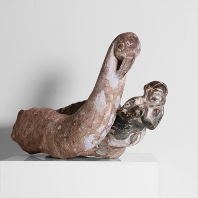 Lot 137 - Two carved stone turban hooks