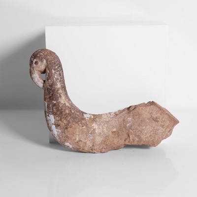 Lot 137 - Two carved stone turban hooks