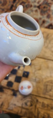 Lot 122 - A collection of six Chinese porcelain teapots
