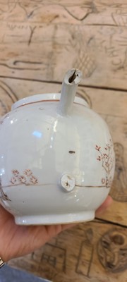 Lot 122 - A collection of six Chinese porcelain teapots