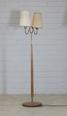 Lot 455 - A Swedish twin-branch standard lamp