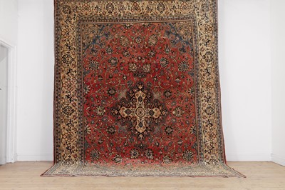 Lot 221 - A Sarough carpet