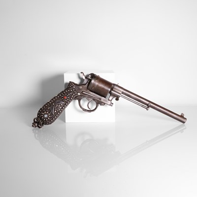 Lot 213 - An 11mm Gasser six-shot service revolver