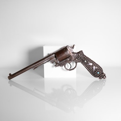Lot 213 - An 11mm Gasser six-shot service revolver