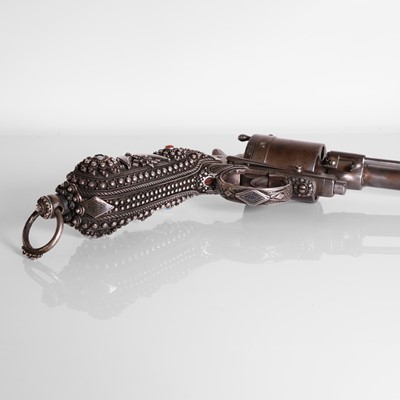 Lot 213 - An 11mm Gasser six-shot service revolver