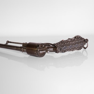Lot 213 - An 11mm Gasser six-shot service revolver