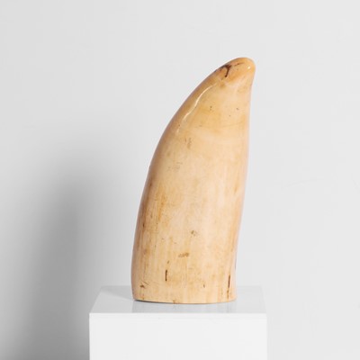 Lot 43 - A scrimshaw-decorated sperm whale's tooth