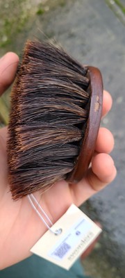 Lot 6 - A specimen-wood-inlaid clothes brush