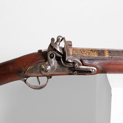 Lot 200 - A 15-bore flintlock musket
