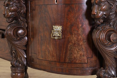 Lot 275 - A Regency mahogany sideboard