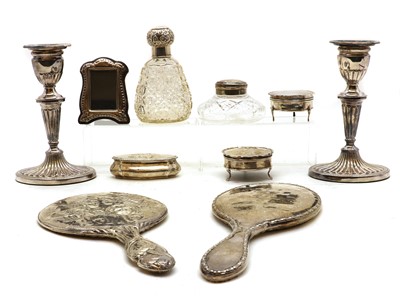 Lot 24 - A collection of silver items