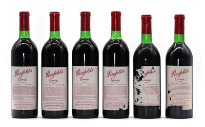 Lot 193 - Penfolds, Grange, 1981 to 1986, one bottle of each (6 in total, OWC)