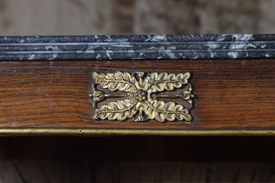 Lot 12 - A rosewood and parcel-gilt pier table