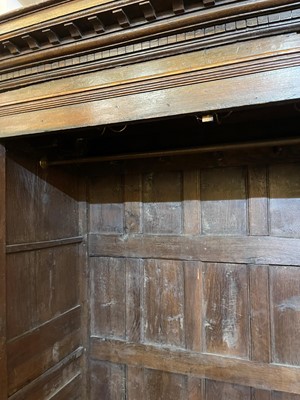 Lot 18 - A provincial oak armoire