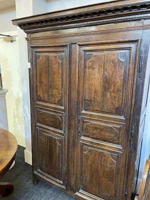 Lot 18 - A provincial oak armoire