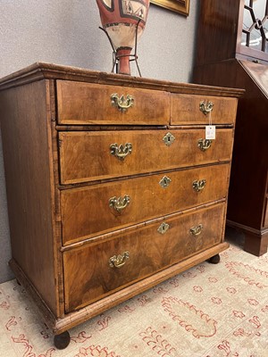 Lot 31 - A George I walnut chest of drawers