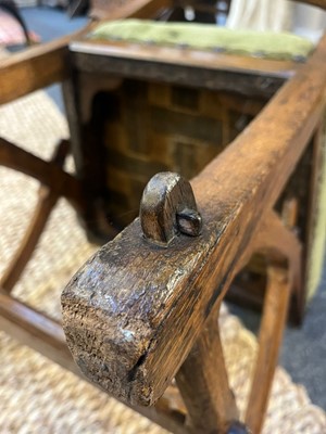 Lot 19 - A Victorian oak chair designed by E W Pugin