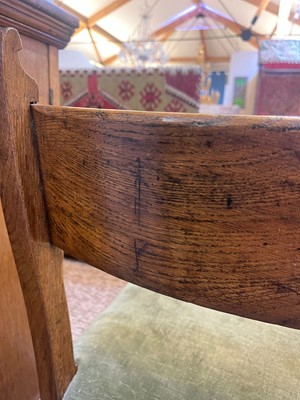 Lot 19 - A Victorian oak chair designed by E W Pugin