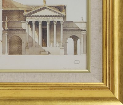Lot 504 - A set of three architectural prints