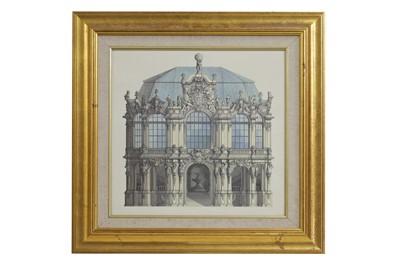 Lot 504 - A set of three architectural prints
