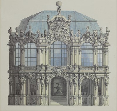 Lot 504 - A set of three architectural prints