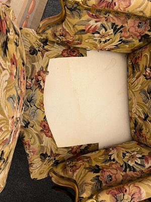 Lot 518 - A pair of Louis XV-style armchairs