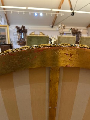 Lot 518 - A pair of Louis XV-style armchairs