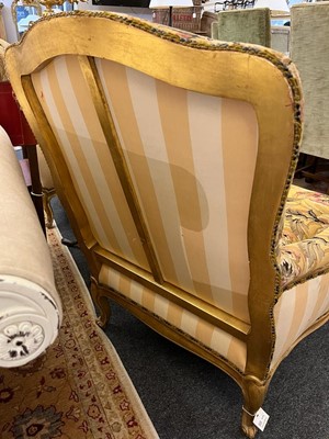 Lot 518 - A pair of Louis XV-style armchairs