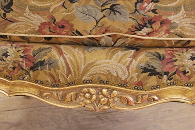 Lot 518 - A pair of Louis XV-style armchairs