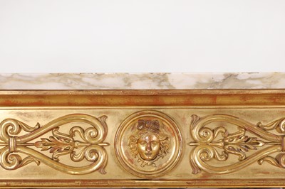 Lot 502 - A giltwood console table