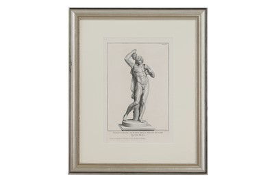 Lot 516 - A set of six engravings of classical statues