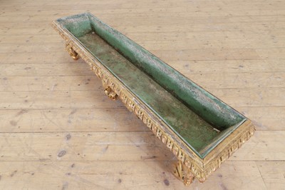 Lot 535 - A giltwood planter