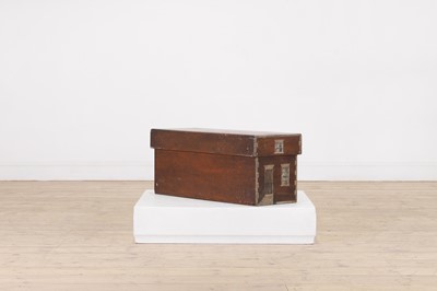 Lot 453 - A folk art painted pine box