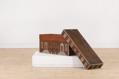 Lot 453 - A folk art painted pine box