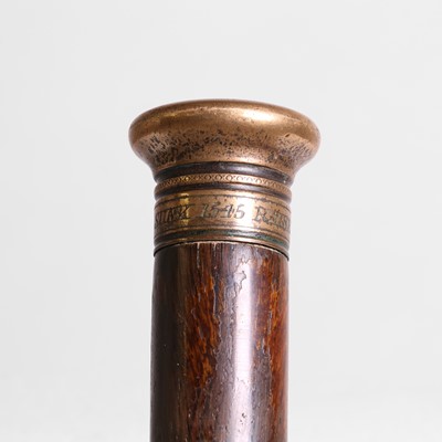 Lot 169 - Naval interest: a 'shipwreck' walking stick