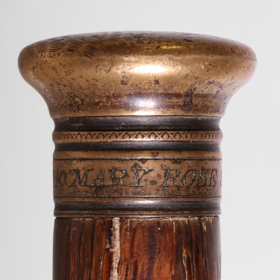 Lot 169 - Naval interest: a 'shipwreck' walking stick