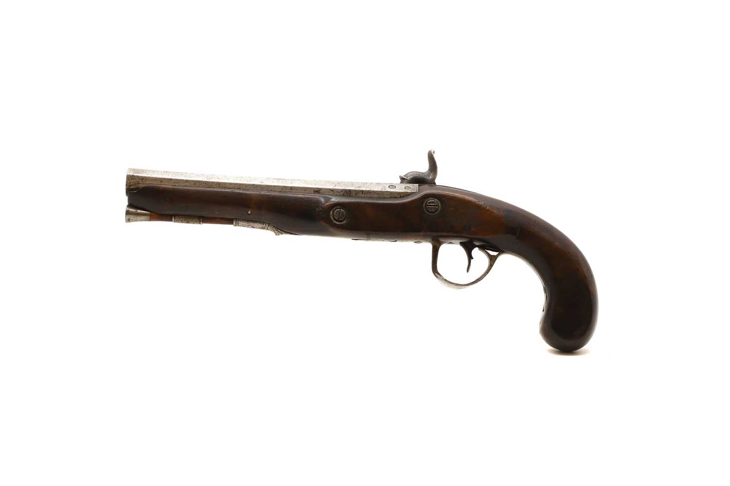 Lot 83 - A percussion pistol