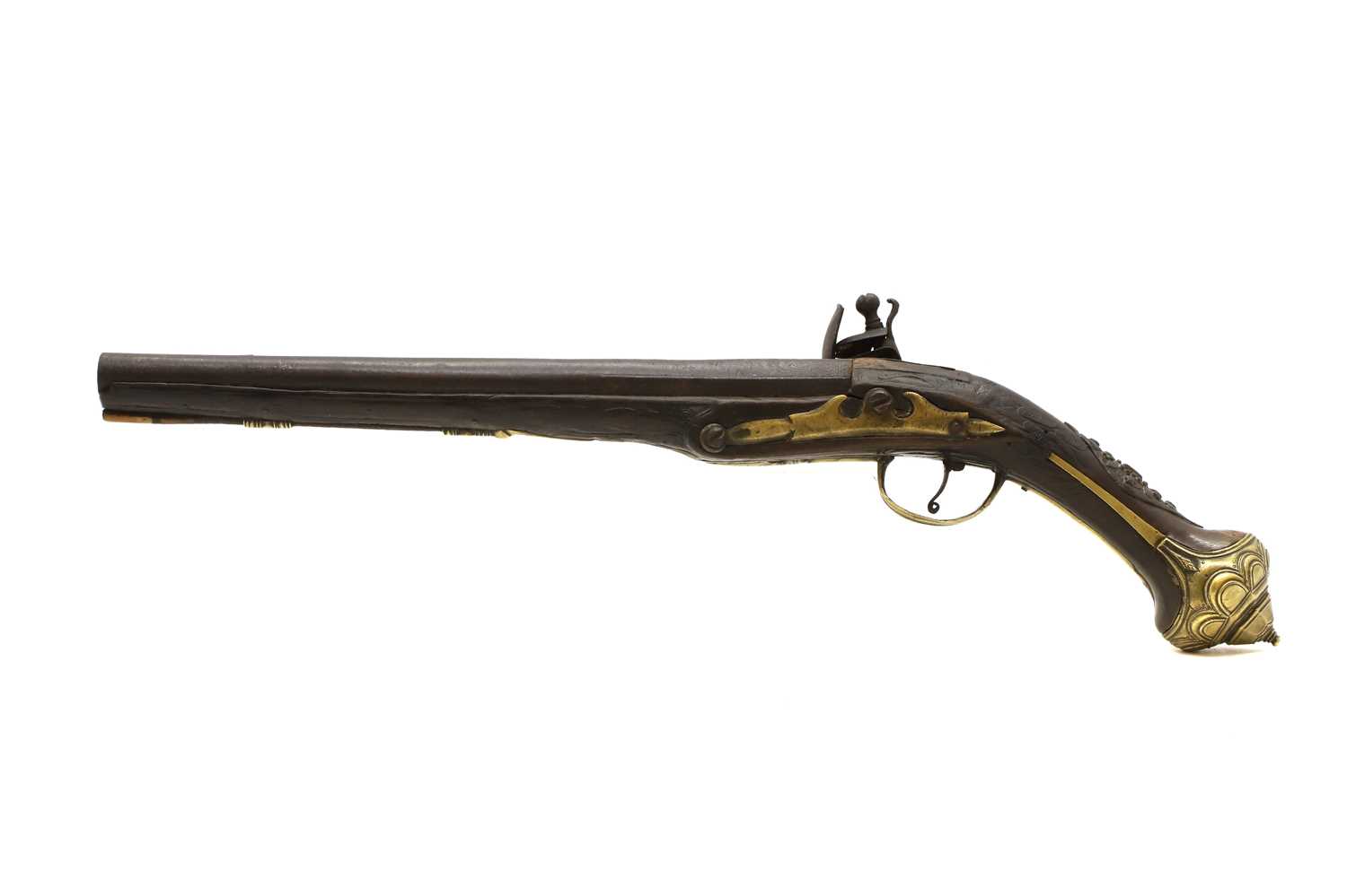 Lot 93 - An Ottoman flintlock pistol