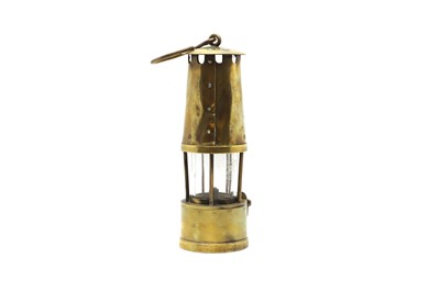 Lot 333 - 'The Protector': A brass miner's lamp