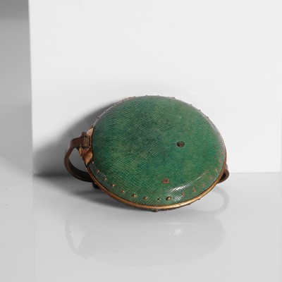 Lot 60 - A shagreen-cased pedometer