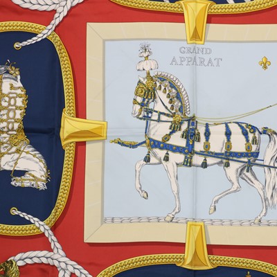 Lot 1565 - A Hermes scarf, Grand Apparat
