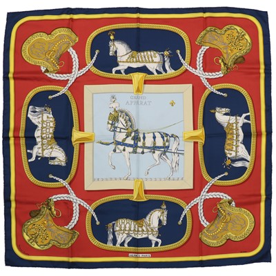 Lot 1565 - A Hermes scarf, Grand Apparat