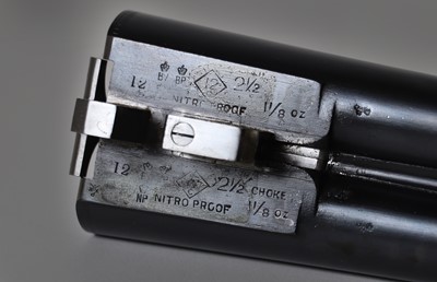 Lot 313 - A matched pair of 12-bore boxlock ejector shotguns