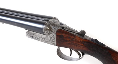 Lot 313 - A matched pair of 12-bore boxlock ejector shotguns