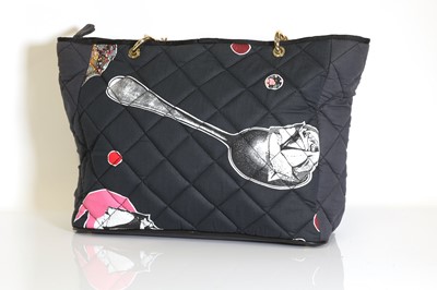 Lot 341 - A Mulberry black Julie Verhoeven quilted shopper bag