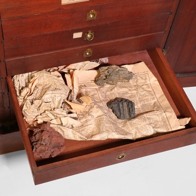 Lot 3 - A Victorian mahogany collector's cabinet