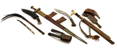 Lot 363 - A collection of swords