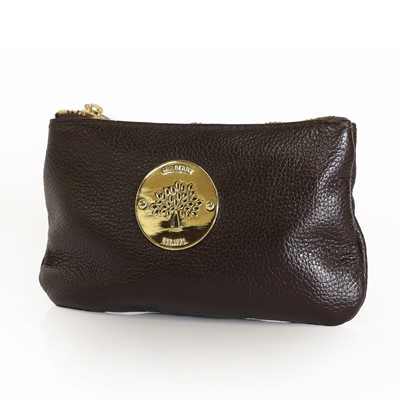Lot 1575 - A Mulberry brown key holder/ coin purse.