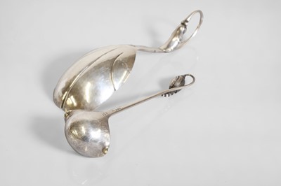Lot 135 - A Georg Jensen sterling silver 'No. 21' pattern ladle